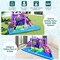 Octopus Inflatable Water Slide Park with Ball Pit and Splash Pool for Kids Purple